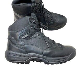 Cabela's Dry Plus Waterproof Lace-Up Combat Boots Shoe Mens 9.5D Black